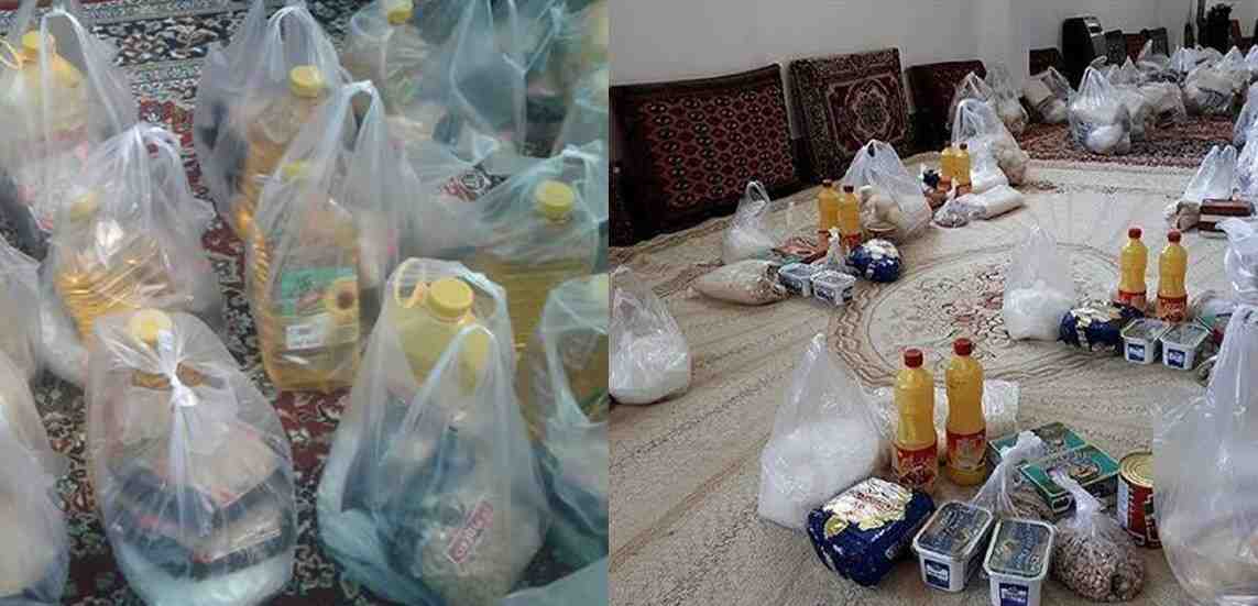 توزیع بسته‌های معیشتی مجتمع طرح‌های اکتشافی سیستان و بلوچستان با کمک سرمایه‌گذار در بزمان