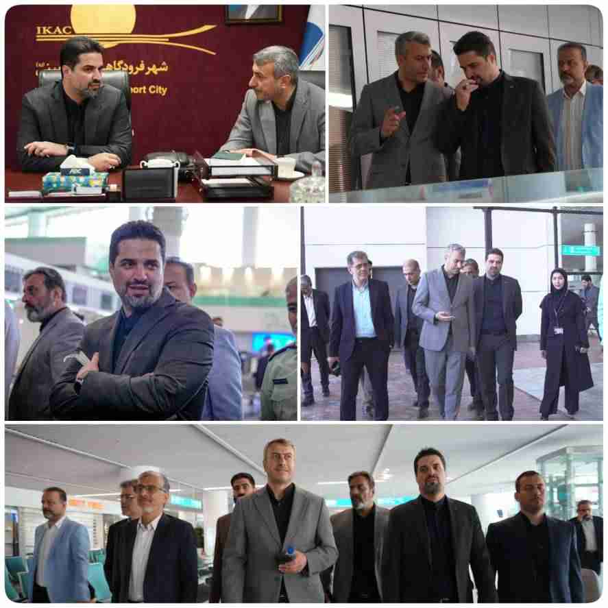 بازدید میدانی معاون وزیر و رئیس سازمان هواپیمایی کشوری از میزان آمادگی پذیرش زائران اربعین حسینی ۱۴۰۵ در ترمینال سلام