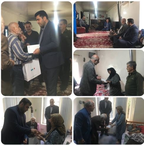 مدیر پروژه صندوق بازنشستگی فولاد در بیمه دی و ریاست صندوق استان مازندران با بیمه‌شدگان صعب‌العلاج دیدار کردند