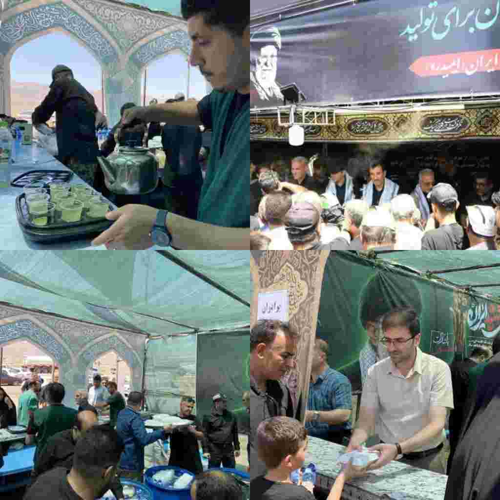 برپایی موکب خدمت‌رسانی به زائران مراسم تشییع رهبر شهید از سوی فولاد شاهرود