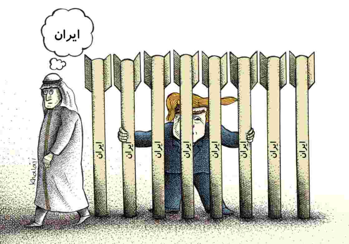 کاریکاتور| پایگاههای آمریکا حتی عاجز از محافظت خود؛ خاورمیانه در حرکت بسوی «حکمرانی مشترک منطقهای» 1 6666655