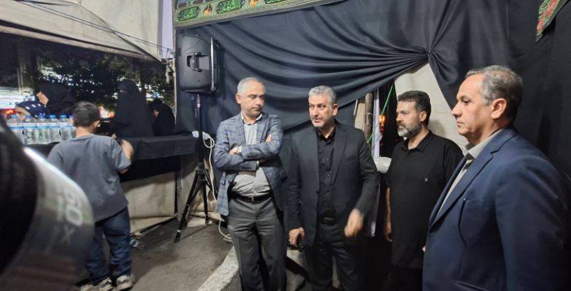 بازدید سرپرست مدیریت عامل بانک سرمایه از موکب جاماندگان اربعین حسینی