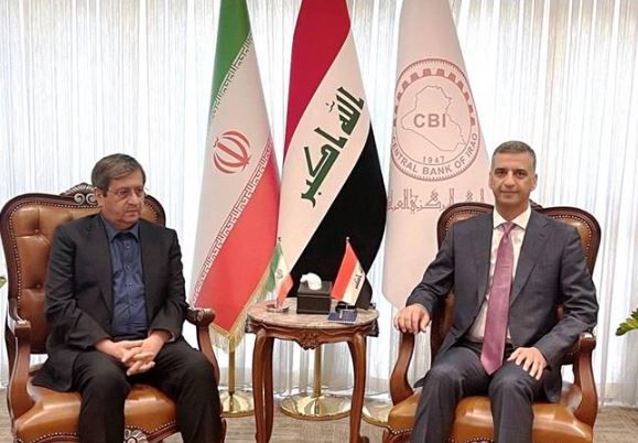 تأکید همتی بر پیگیری مطالبات از دولت عراق و استفاده از منابع بانک مرکزی در سیستم بانکی این کشور